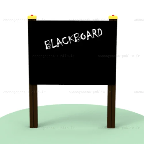 Tableau noir à craie pour jeu de plein air